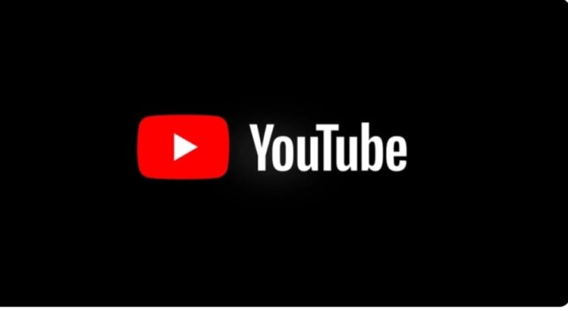 Logo YouTube berlatar hitam saat layanan mengalami gangguan global dan tidak bisa diakses pengguna.