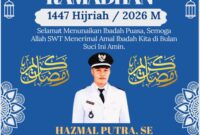 Kepala Desa Mekar Jaya Hazmal Putra, SE, menyampaikan ucapan Marhaban Ya Ramadhan 1447 Hijriah kepada masyarakat Kota Sungai Penuh, khususnya warga Desa Mekar Jaya.