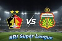 Persik Kediri menghadapi Bhayangkara Presisi Lampung FC dalam lanjutan pekan ke-22 BRI Super League 2025/2026 di Stadion Brawijaya, Kediri.
