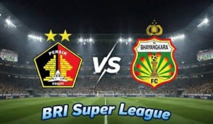 Persik Kediri vs Bhayangkara Presisi Lampung FC di Stadion Brawijaya