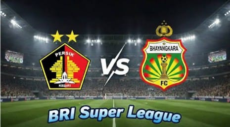 Persik Kediri menghadapi Bhayangkara Presisi Lampung FC dalam lanjutan pekan ke-22 BRI Super League 2025/2026 di Stadion Brawijaya, Kediri.