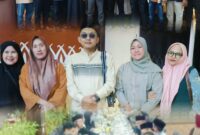 Suasana buka puasa bersama PT Trend Gen Harizon saat memperingati hari ulang tahun ke-1 perusahaan di Sungai Penuh.