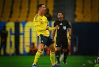 Cristiano Ronaldo mencetak dua gol saat Al Nassr menang telak 4-0 atas Al Hazm dan kembali memimpin klasemen Liga Arab Saudi musim 2025/2026.
