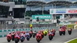 Aksi balap seru MotoGP 2026, menandai era terakhir mesin 1000cc dan kembalinya GP Brasil