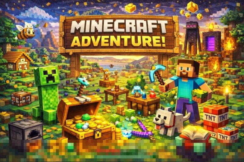 NPC cerdas di dunia Minecraft 2026 yang dikendalikan AI, menghadirkan pengalaman bermain lebih adaptif dan interaktif