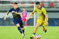 Pertandingan Persib Bandung melawan Persita Tangerang dalam lanjutan Super League Indonesia.