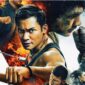 Poster film Triple Threat yang menampilkan aksi laga Iko Uwais melawan sindikat kriminal.
