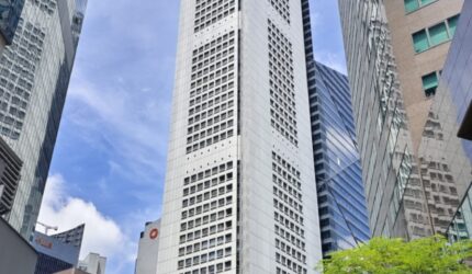 Gedung One Raffles Place di Central Business District Singapura