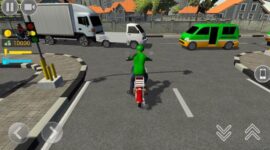 Tampilan gameplay Ojol The Game yang sedang ramai dimainkan dan banyak dicari kode redeem terbaru hari ini.