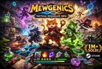Gameplay Mewgenics yang mengusung strategi turn-based dengan sistem genetika kucing unik, sukses menarik jutaan pemain di Steam.