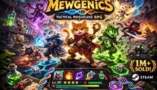Gameplay Mewgenics yang mengusung strategi turn-based dengan sistem genetika kucing unik, sukses menarik jutaan pemain di Steam.