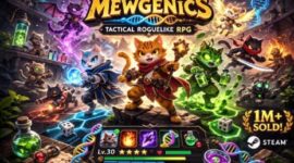 Gameplay Mewgenics yang mengusung strategi turn-based dengan sistem genetika kucing unik, sukses menarik jutaan pemain di Steam.