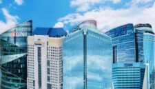 Deretan kantor pusat bank Himbara yakni BRI, Mandiri, BNI dan BTN yang bersaing dalam kinerja keuangan