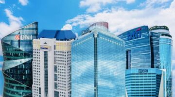 Deretan kantor pusat bank Himbara yakni BRI, Mandiri, BNI dan BTN yang bersaing dalam kinerja keuangan