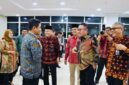 Wali Kota Sungai Penuh Alfin menghadiri RUPS Tahunan dan RUPS Luar Biasa Bank Jambi 2026 bersama Gubernur Jambi dan jajaran pimpinan daerah di Gedung Mahligai 9, Jambi.