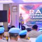 Kapolda Jambi Irjen Pol. Krisno H. Siregar memberikan arahan saat membuka Rakernis Bidpropam Polda Jambi Tahun 2026