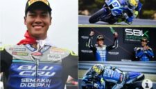 Aldi Satya Mahendra tampil impresif dan finis posisi kedua pada Race 2 World Supersport 2026 di Sirkuit Phillip Island, Australia.