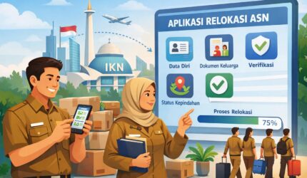 ASN mengurus kepindahan ke IKN melalui aplikasi digital