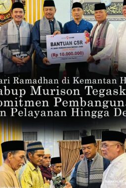 Safari Ramadhan di Kemantan Hilir, Wabup Murison Tegaskan Komitmen Pembangunan Desa