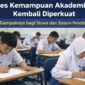 Ilustrasi siswa saat mengikuti Tes Kemampuan Akademik sebagai bagian dari sistem evaluasi pendidikan yang lebih terstandar di Indonesia.