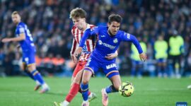 Pertandingan Real Madrid melawan Getafe dalam lanjutan La Liga di Stadion Santiago Bernabeu.