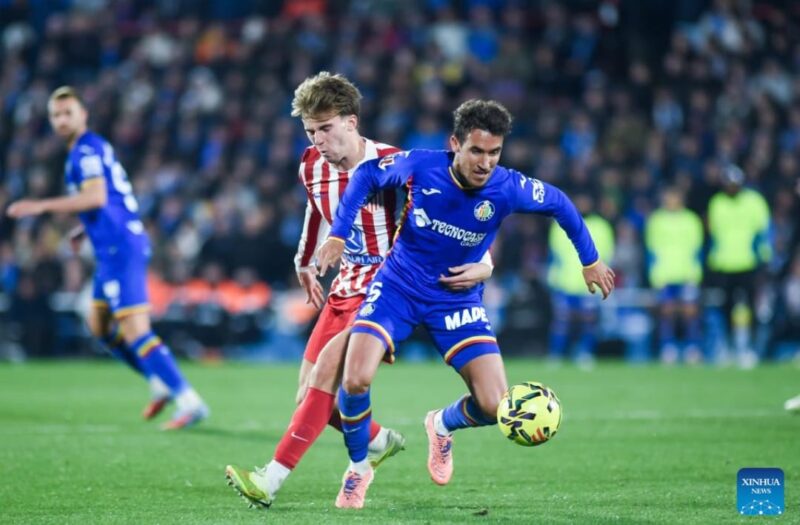 Pertandingan Real Madrid melawan Getafe dalam lanjutan La Liga di Stadion Santiago Bernabeu.