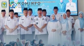 Bupati Kerinci Monadi saat membuka Pesantren Kilat Ramadhan 1447 H yang dirangkai dengan Tadarus Al-Qur’an dan Lomba Sholawat Busyro di Ruang Pola Kantor Bupati Kerinci,