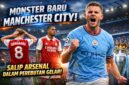 Performa impresif pemain Manchester City membuat persaingan gelar dengan Arsenal semakin sengit.