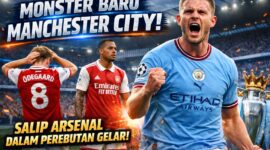 Performa impresif pemain Manchester City membuat persaingan gelar dengan Arsenal semakin sengit.