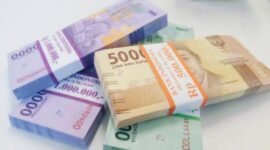 Ilustrasi uang pecahan rupiah yang banyak dicari masyarakat untuk dibagikan sebagai THR menjelang Lebaran 2026.