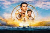 Adegan Tom Holland dan Mark Wahlberg dalam film Uncharted yang tayang di program Blockbuster Sahur Trans TV.