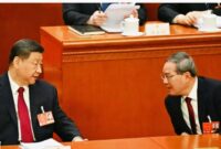 Perdana Menteri China Li Qiang mengumumkan target pertumbuhan ekonomi China 2026 sebesar 4,5–5 persen dalam sidang parlemen di Beijing.