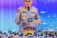 Kapolda Jambi memimpin rapat koordinasi lintas sektoral persiapan pengamanan Operasi Ketupat 2026 di Aula Gedung Siginjai Polda Jambi.