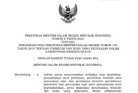 Permendagri 6 Tahun 2026 menetapkan penulisan status PNS dan PPPK menjadi ASN dalam dokumen kependudukan resmi.