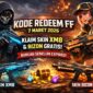 Ilustrasi kode redeem Free Fire 7 Maret 2026 yang memberikan hadiah skin XM8 dan Bizon gratis bagi pemain.