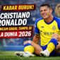 Cristiano Ronaldo terlihat kesakitan setelah mengalami cedera hamstring saat memperkuat Al Nassr dalam pertandingan Liga Pro Saudi.