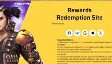 Pemain Free Fire menukarkan kode redeem untuk mendapatkan hadiah gratis dari Garena.