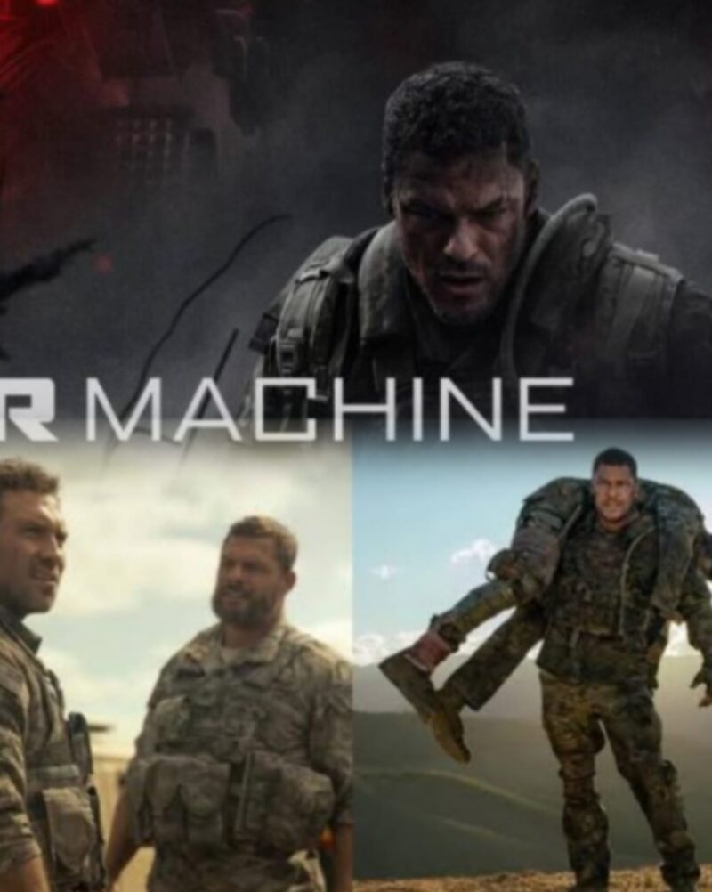 Film War Machine menghadirkan kisah aksi prajurit elit yang harus melawan mesin tempur misterius dalam latihan militer.