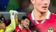 Bek Timnas Indonesia Elkan Baggott saat tampil dalam pertandingan internasional bersama skuad Garuda.