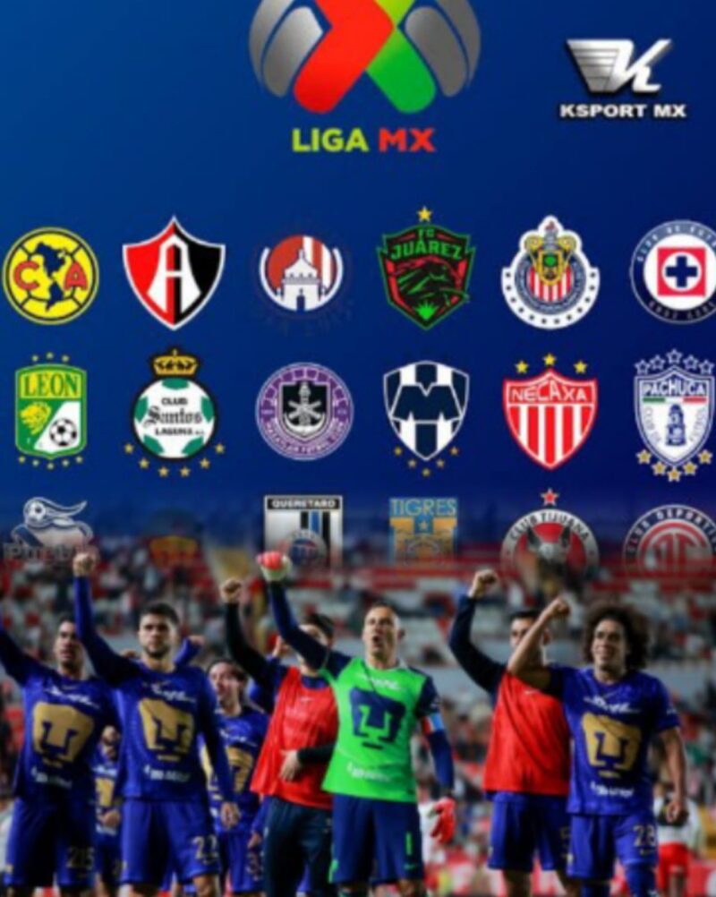 Guillermo Martínez merayakan gol kemenangan Pumas saat menghadapi Necaxa di Stadion Victoria.