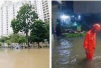 Banjir merendam permukiman warga Jakarta hingga 1,6 meter pada Minggu 8 Maret 2026