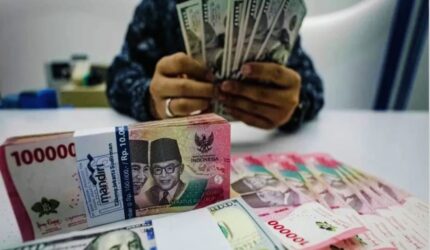 Ilustrasi kurs dolar terhadap rupiah hari ini