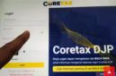 Ilustrasi wajib pajak melaporkan SPT Tahunan secara online melalui sistem Coretax Direktorat Jenderal Pajak.
