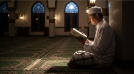 Umat Muslim memperbanyak ibadah pada malam Lailatul Qadar yang diyakini lebih baik dari seribu bulan.