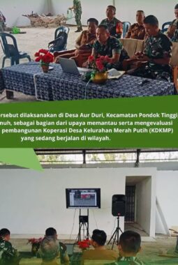 Dandim 0417/Kerinci Ikuti Vicon Evaluasi Percepatan Pembangunan KDKMP Bersama Wakil Panglima TNI