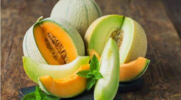 Buah melon segar yang kaya air dan nutrisi baik untuk kesehatan tubuh.
Alt gambar: buah melon segar