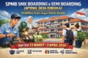Pemprov Jawa Tengah membuka pendaftaran SPMB SMKN Boarding dan Semi Boarding bagi lulusan SMP dari keluarga kurang mampu.