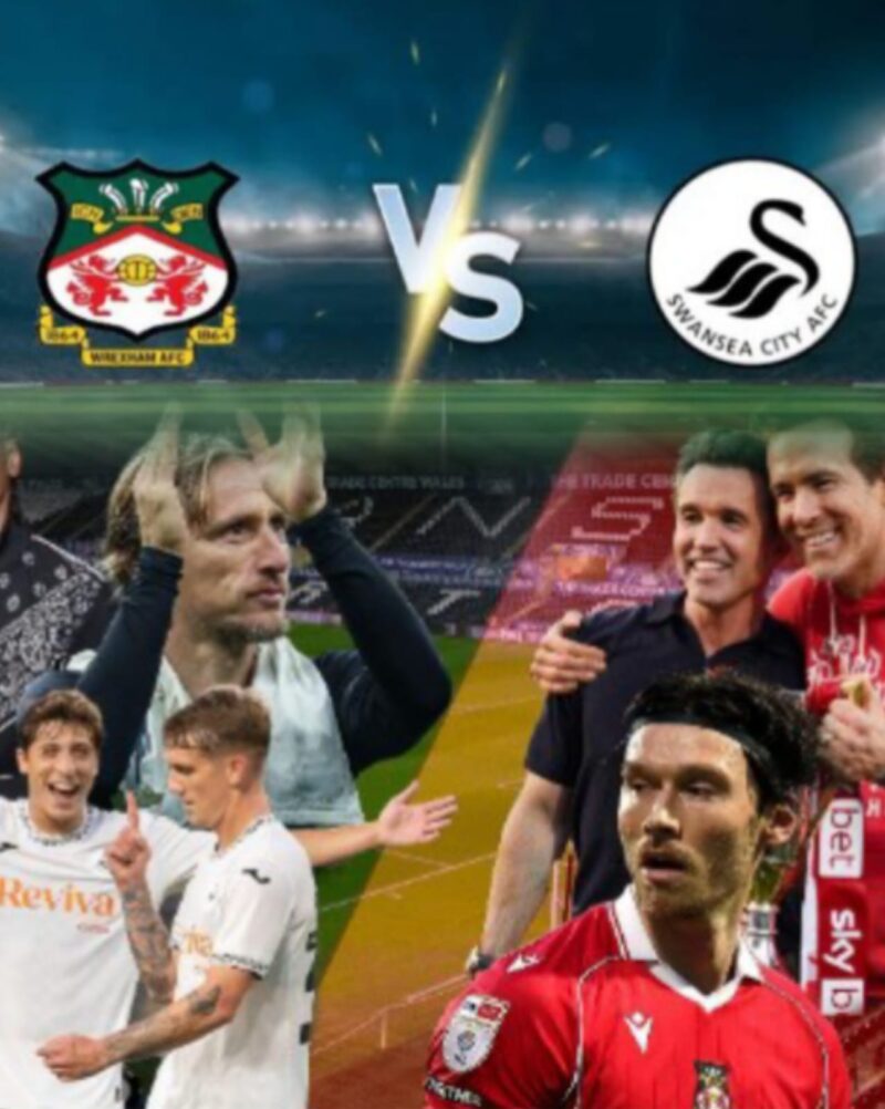 Duel Wrexham vs Swansea City pada lanjutan Championship Inggris 13 Maret 2026.