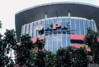 Gedung Komisi Pemberantasan Korupsi (KPK) di Jakarta tempat pemeriksaan kasus OTT Bupati Cilacap.