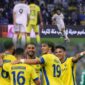 Pemain Al Nassr merayakan gol saat menghadapi Al Khaleej di laga Saudi Pro League.